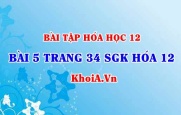 Bài 5 trang 34 SGK Hóa 12: Nội dung về Saccarozơ, Tinh bột, Xenlulozơ